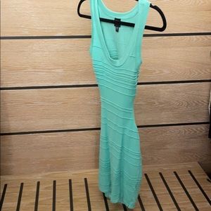 Teal bebe dress